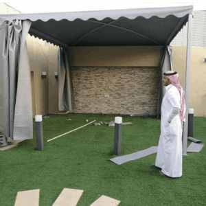 راكو للمظلات والسواتر | مظلات جلسات مكة 0555998105 | تركيب مظلات جلسات مكة